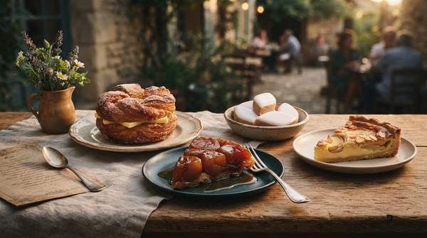 Editorial illustration for Four Regional French Pastries Worth Leaving Paris For