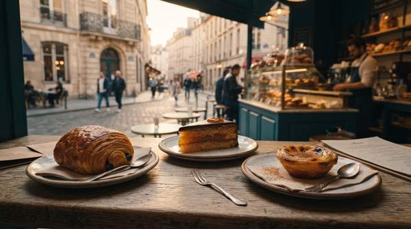 Editorial illustration for Paris, Vienna, or Lisbon? Choosing Europe's Best Patisserie City for Your Next Sweet Escape